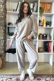 Terry B Classic Sweatshirt Stone 